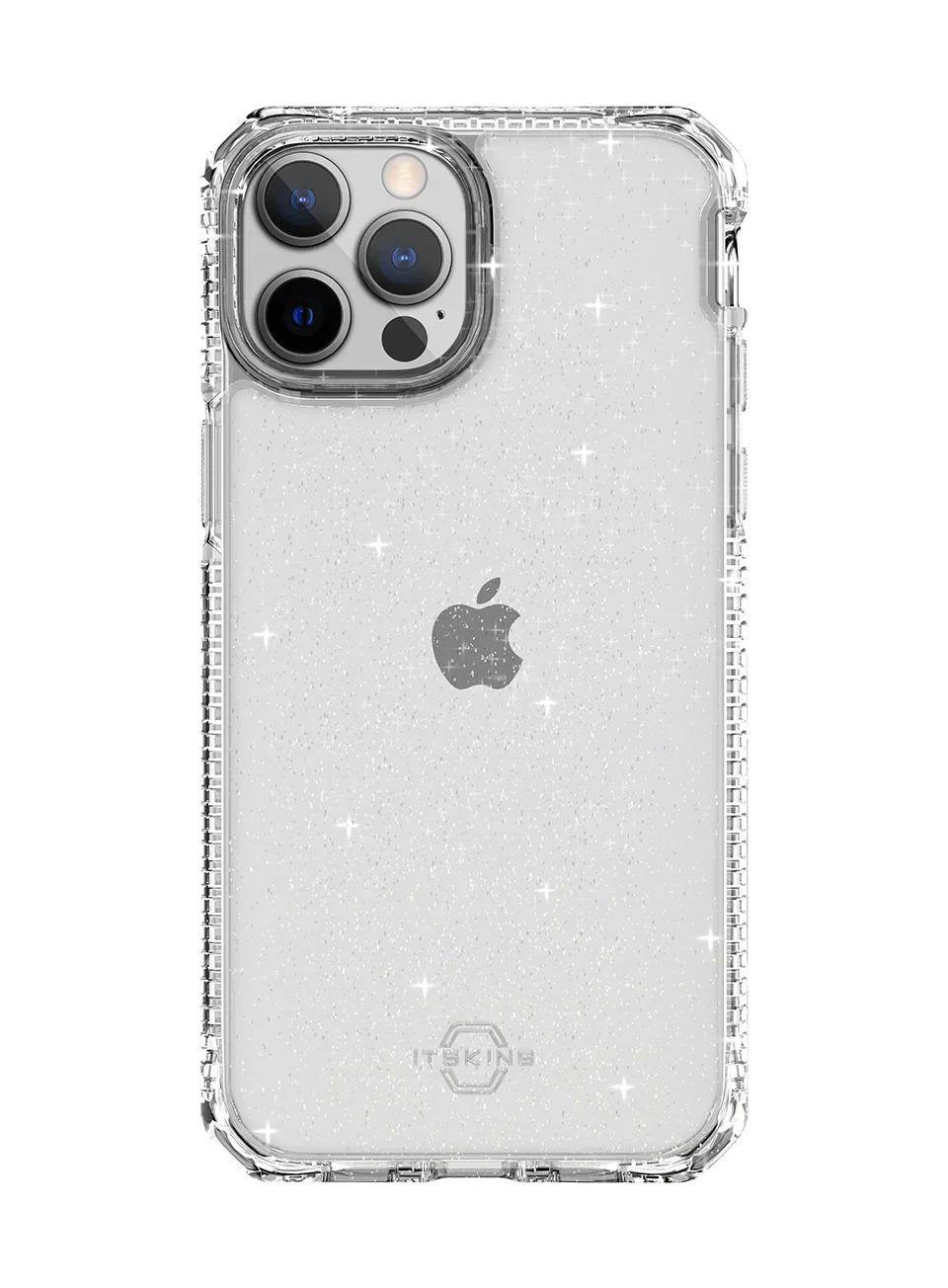 Itskins Hybrid Spark iPhone 13 Pro Max Cover - Transparent - Tashqila Itskins Hybrid Spark iPhone 13 Pro Max Cover - Transparent - Tashqila